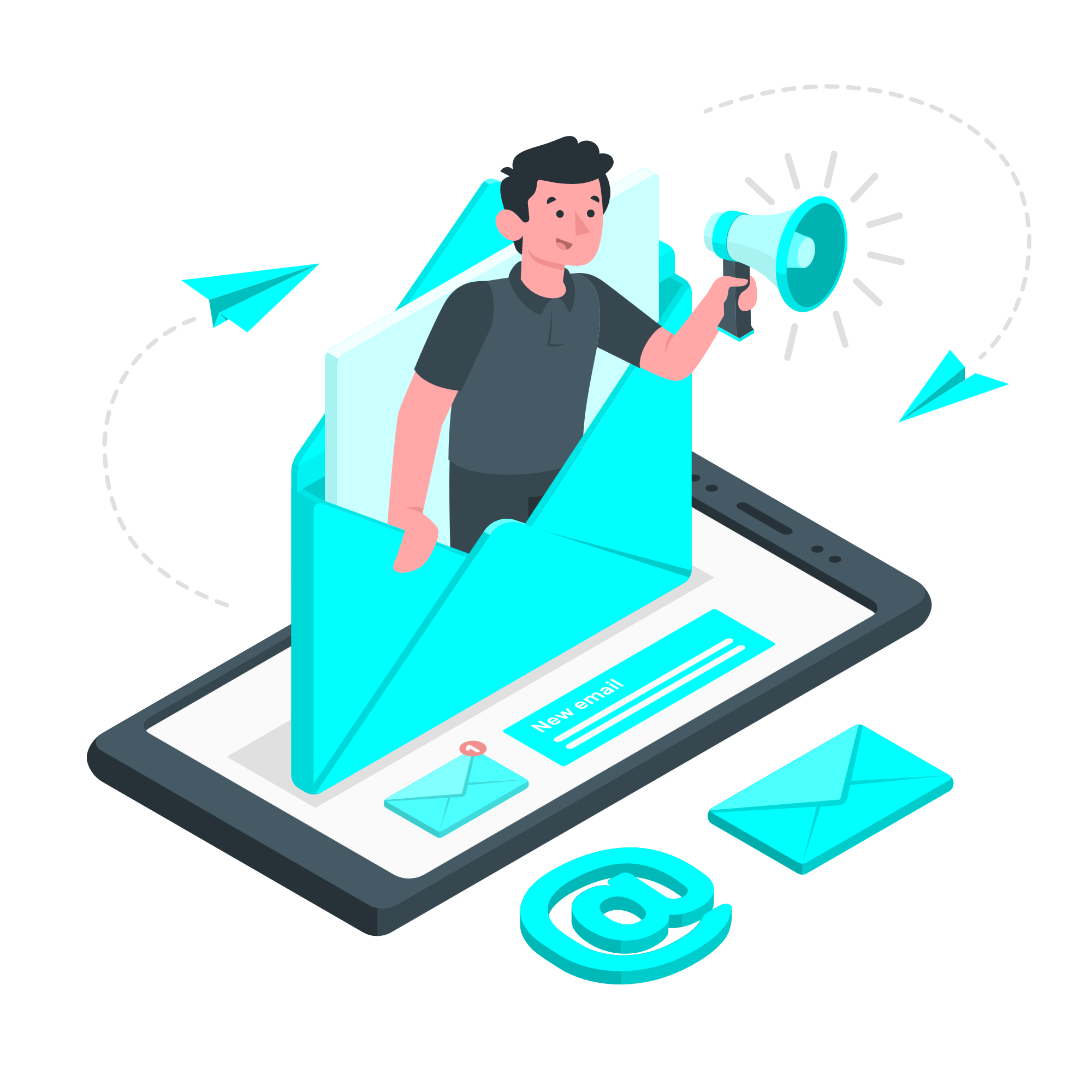 contact, phone and email icons